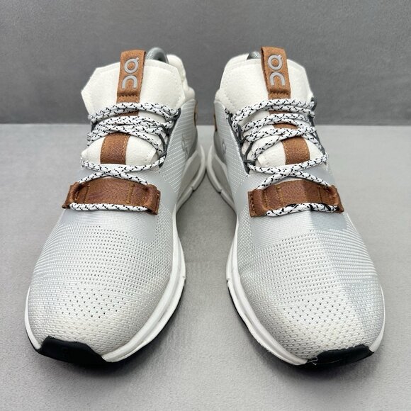 ON CloudNova Womens Size 9.5 White | Pearl Athletic Running Sneakers Comfort - Picture 2 of 8